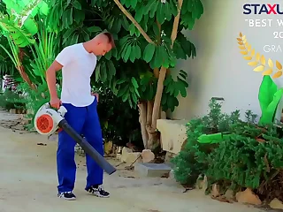 STAXUS &colon;&colon; I catch the gardener masturbating and offer him enveloping my help&period;